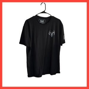Buck Wear Mens XL Black Freedom Eagle Graphic T-Shirt Patriotic American 1776